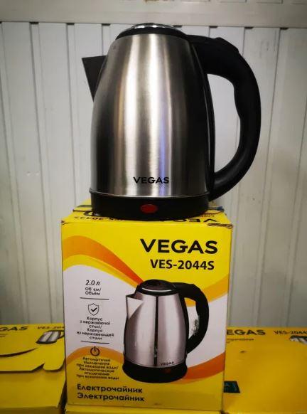 Б/В, чайник, електрочайник, металевий, Vegas, фото 1
