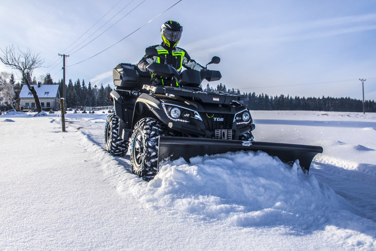 СНІГОВІДВАЛ SHARK ДЛЯ КВАДРОЦИКЛА 52"/132см ATV / UTV ЧОРНИЙ - фото 3 - id-p1715336370