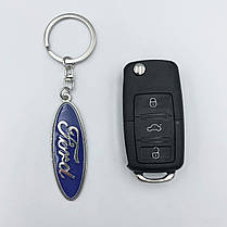 Брелок для ключів FORD (Форд) Класик металевий, фото 3