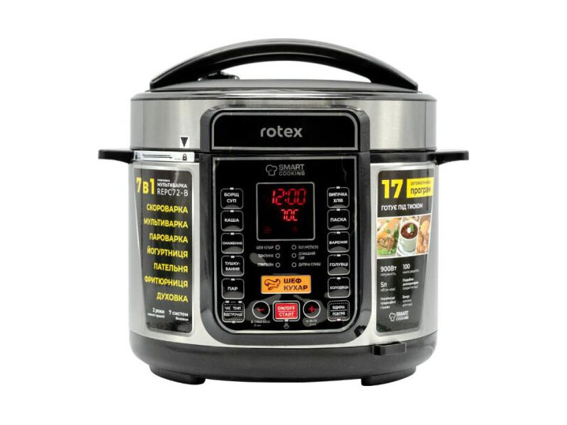Мультиварка - cкороварка Rotex REPC72-B