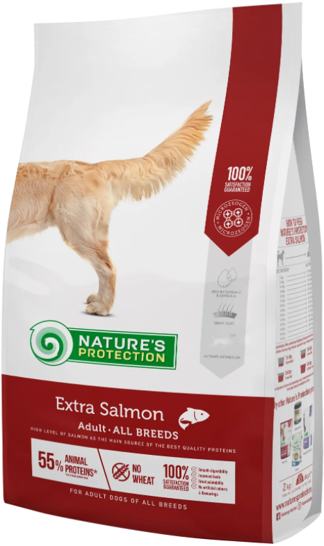 Сухий корм для дорослих собак усіх порід з лососем Extra Salmon Adult All Breeds 2 кг