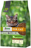 Сухой корм "Экко-гранула" для кошек «Помощь выведению шерсти» 10кг