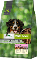 Сухой корм для взрослых собак средних и крупных пород с креветкой «Экко-гранула» 10кг