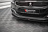 Сплітер Peugeot 508 GT (14-18) тюнінг обвіс губа спідниця елерон (V2), фото 3