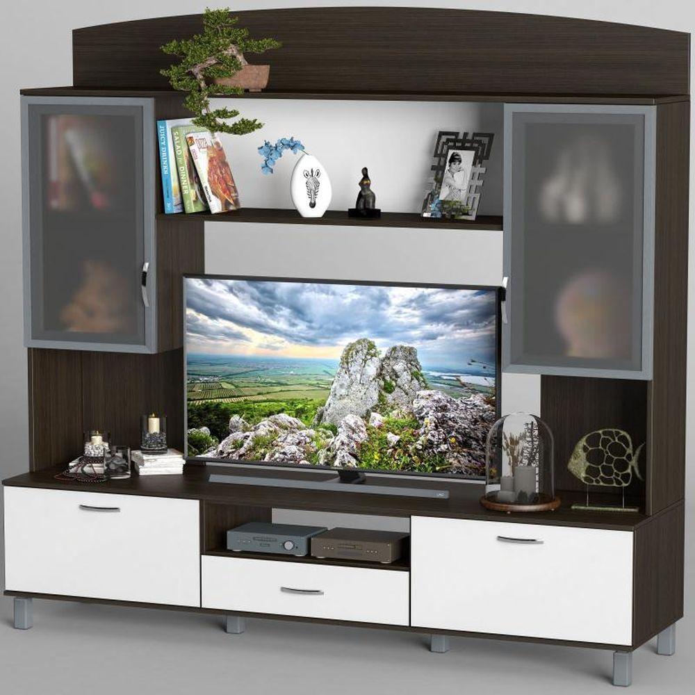 Стенка в Гостиную Тиса Мебель Гостиная-41 Венге Белый D3P2-2023 — в ...