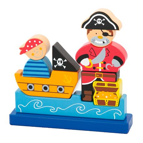 Дерев'яний магнітний пазл Viga Toys Пірат
