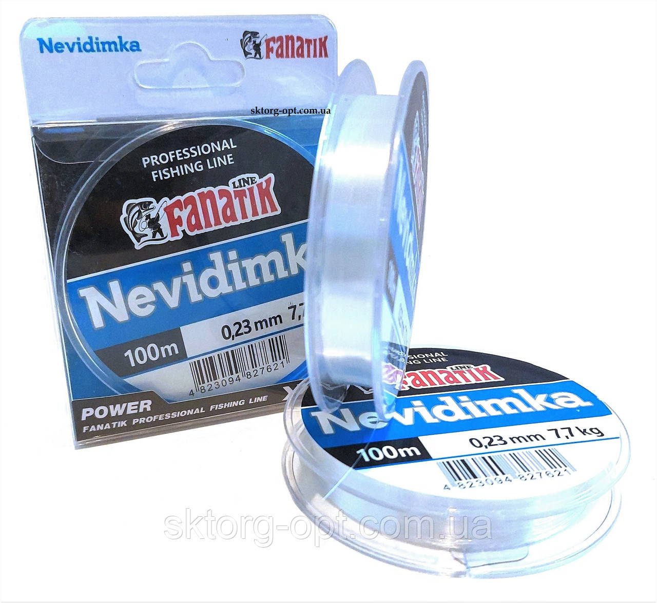 Волосінь Fanatik Невидимка 100 m діаметр 0,23 mm, 7,7 kg