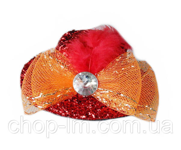 Капелюх "Блиск" червоний
