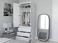 Шкаф со штангой для одежды Moreli T-211 2100x800x500 Белый z16-2024