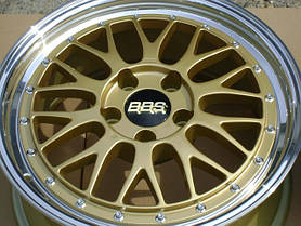 Диски 17" BBS LM Gold