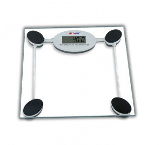 Ваги для підлоги Livstar LSU-5043 електронні скляні 180 кг | Ваги квадратні Лівстар