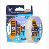 Волосінь Zeox Element Ice 30м Clear 0.104мм