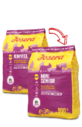 Сухий корм для дрібних літніх собак JOSERA MiniSenior MiviVita, фото 2