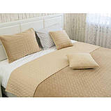 Чохол на подушку велюровий Beige 50х70 см Красиві чохли на подушки, фото 9