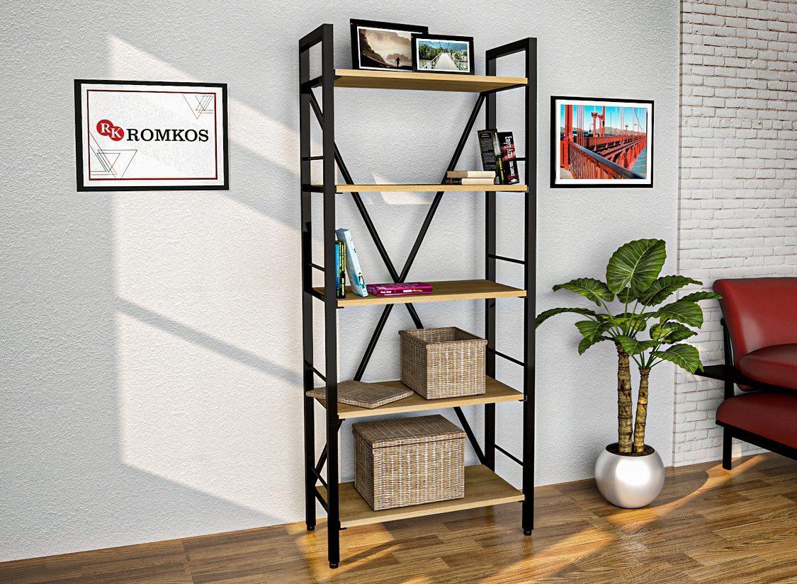 Металевий стелаж LOFT 1500х600х300