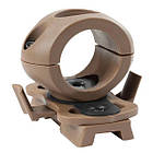 Тактичний тримач для ліхтаря на шолом, каску під рейки ARC (Coyote Brown), фото 2