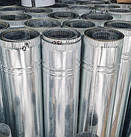 Димохідна труба, труба для буржуйки, труба для димоходу, труба для печі, оцинкована труба 135 мм.