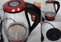 Электрический чайник Rainberg RB-914 стеклянный 2 л 1850 Вт Красный