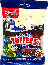 Ириска Walkers Assorted Toffees and Chocolate Eclair 150g