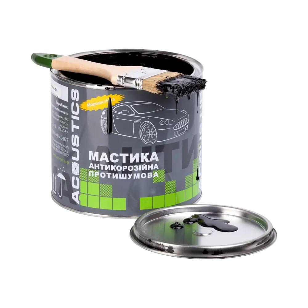 Антикорозійна, шумоізоляційна мастика Acoustics 2 кг