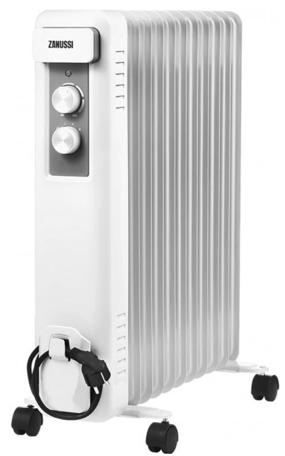 Масляний радіатор Zanussi ZOH/CS–11 W, 2.2 кВт, до 27 м.кв, фото 1