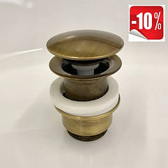 Бронзовий донний клапан для умивальника Fiore 35SCZZ02
