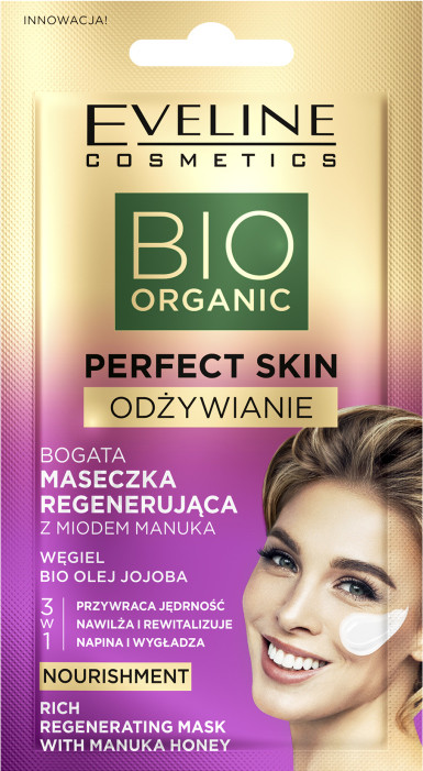 Маска для обличчя Eveline Cosmetics Perfect Skin Мульти-живлення з маслом жожоба 8 мл (5903416026334)