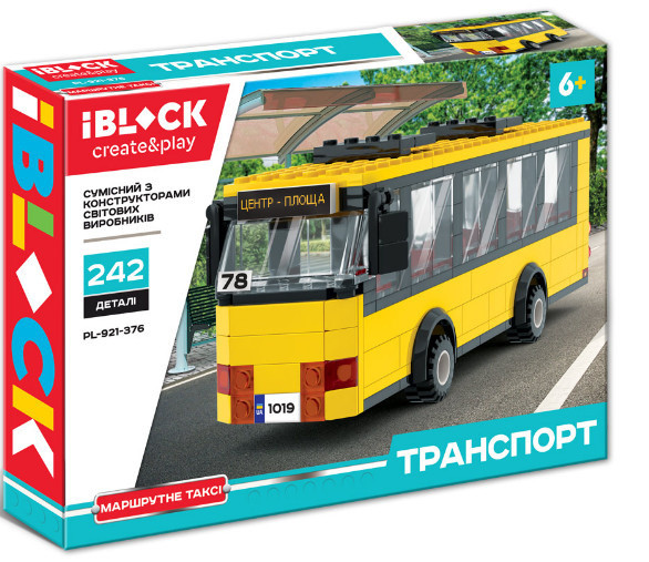 Конструктор Iblock PL-921-376, Маршрутное такси