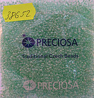 Бісер 10/0, колір — зелене море, No38652 (пач.50 грамів)