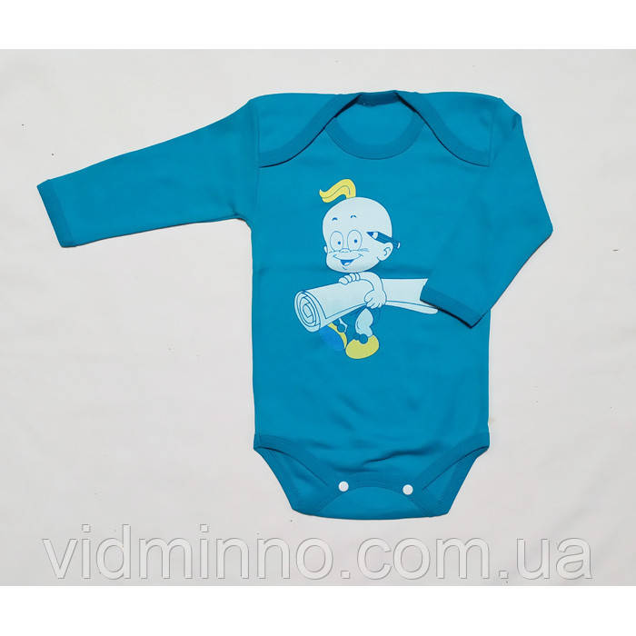 Дитячий бодік з довгим рукавом Friends на хлопчика р.74 - 6-9 місяців, фото 1