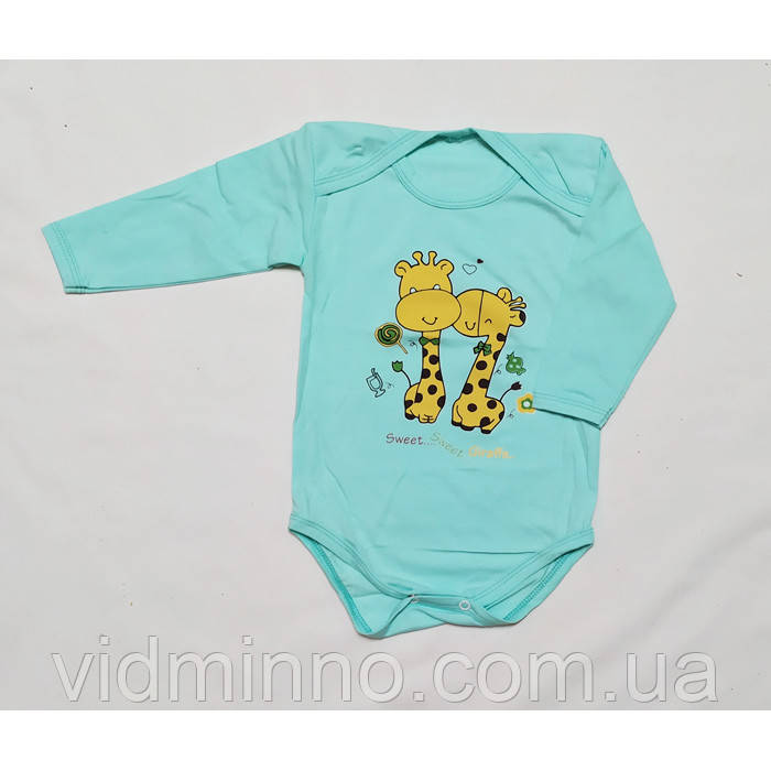 Дитячий бодік з довгим рукавом Friends на хлопчика р.74 - 6-9 місяців, фото 1