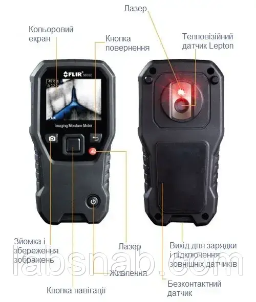 Тепловізор для енергоаудіту (128x96) FLIR C3-X