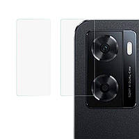 Комплект захисного скла на задню камеру Deexe Camera Lens Protector для OPPO A57s / OnePlus Nord N20 SE