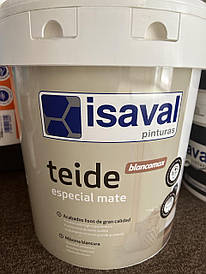 Фарба водоемульсійна матова супербіла ISAVAL Teide blancomax 15 л — 21 кг