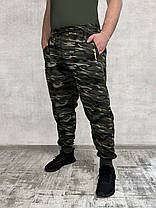 Штани чоловічі камуфляжні зимові під манжет Штани спортивні теплі Tovta — батал 4XL — 8XL, фото 5