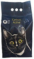 Наполнитель для кошачьего туалета Fun Cat Carbon Active, с активированным углем, без аромата, 5л