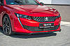 Сплітер Peugeot 508 (2018+) тюнінг обвіс губа спідниця елерон (V1), фото 4