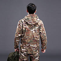 Тактична куртка Pave Hawk PLY-6 Camouflage CP L чоловіча камуфляжна з капюшоном із козирком 68 шт., фото 4