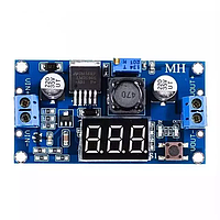 Перетворювач модуль напруги з індикатором DC-DC знижувальний LM2596 понижуючий знижуючий зменшувальний зменшуючий