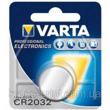 Батарейка VARTA CR 2032 lit. bl (1/10)