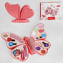 Дитяча декоративна косметика 20213 С, тіні, рум'яна, блиски, косметичка-метелик