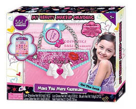 Дитяча косметика для дівчаток S 22631, набір для макіяжу та манікюру з дзеркальцем і косметичкою