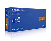 Перчатки нитриловые неопудренные NITRYLEX BASIC XL, 100 шт