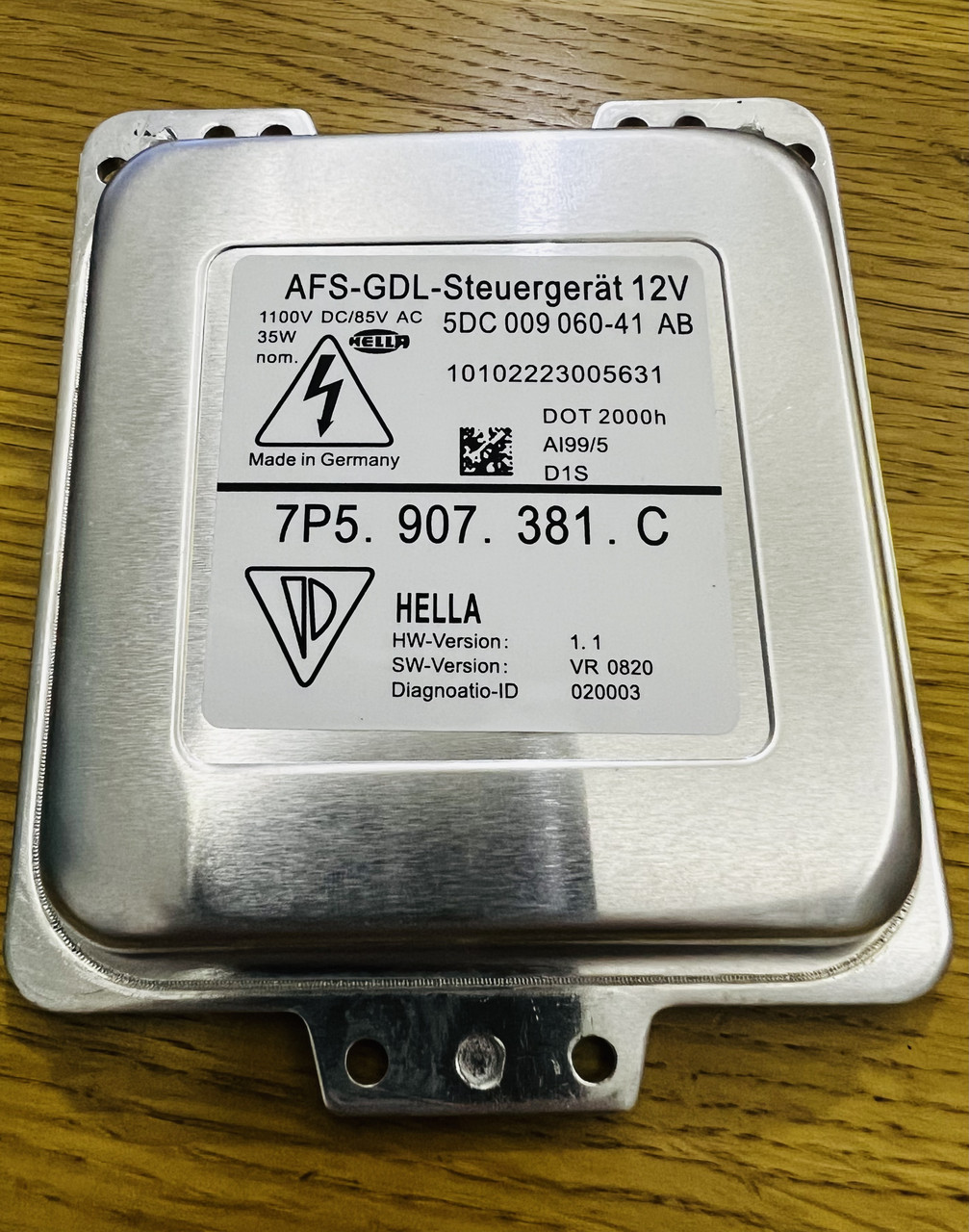 Ксеноновий блок розпалювання Hella 5DC009060-41 AB Porsche Cayen 7p5.907.381.c