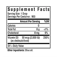 Seeking Health Optimal Vitamin D Drops / Вітамін Д3 рідкий 30 мл BX359, фото 2