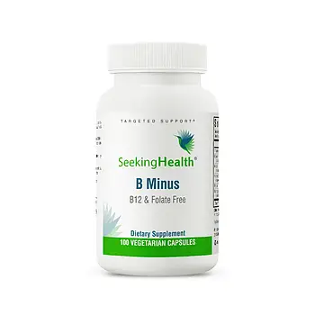 Seeking Health B Minus/комплекс вітамінів групи Б без Б12 і фолієвої 100 капсул