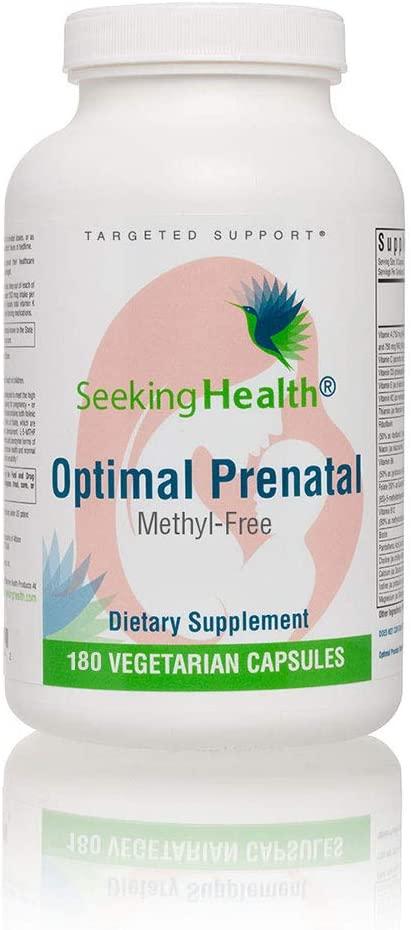 Seeking Health Optimal Prenatal Methyl Free/ Комплекс вітамінів для вагітних без метилів 180 капсул