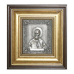 Срібна ікона Іоанн Кронштадтський 260х240мм