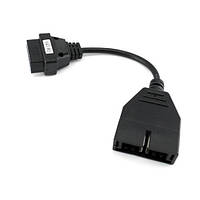 Перехідник з OBD2 16pin мама на GM12 12pin тато, ланос, Lanos, сенс, Sens, ЗАЗ, ВАЗ, Daewoo, обд2, адаптер DL