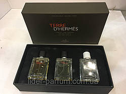 Подарунковий набір Hermes Set 3 по 12.5 мл (Terre edt+Terre edp+Tres Fraiche) (ліцензія)